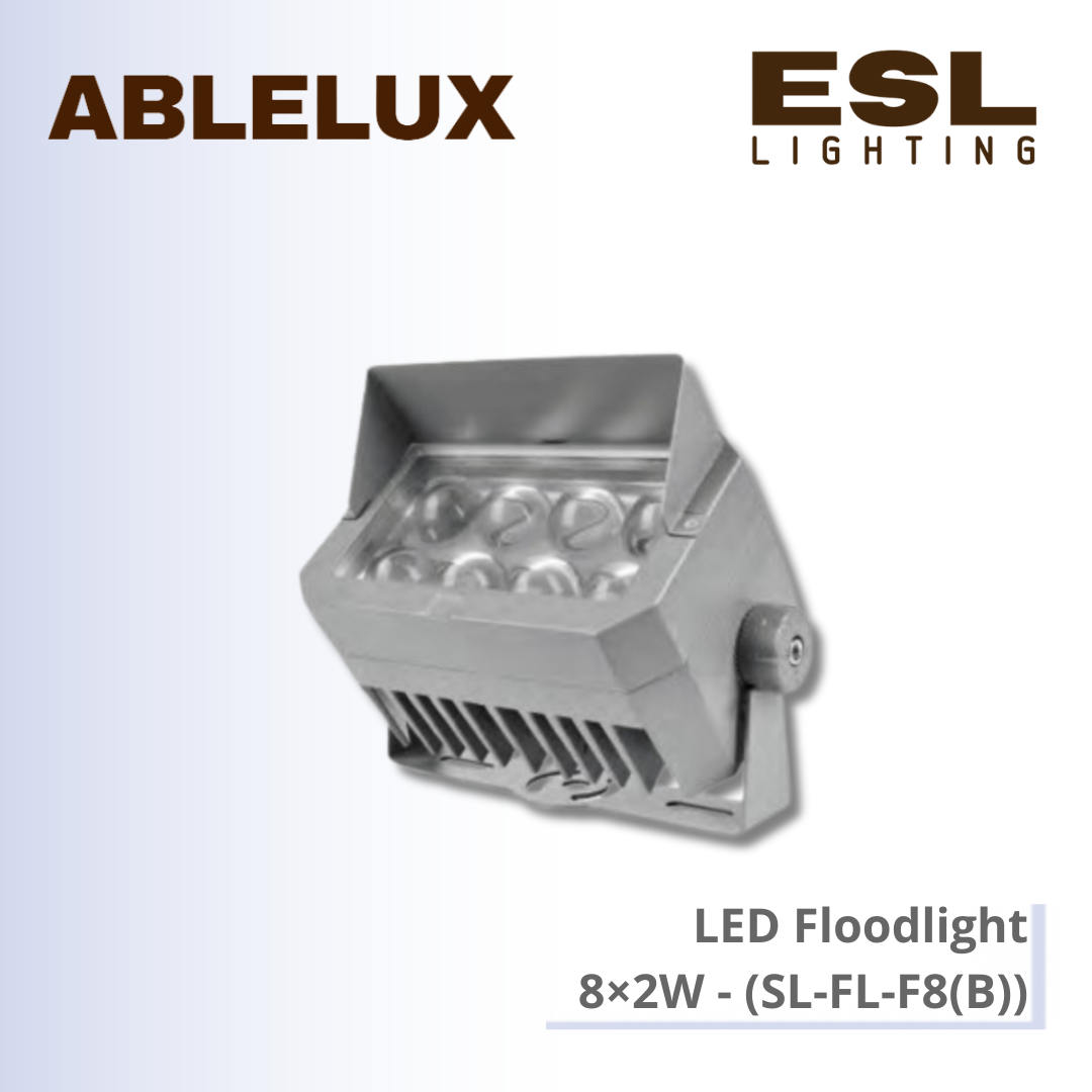 [Pre-Order] ABLELUX LED Floodlight 8×2W - SL-FL-F8(B) IP65