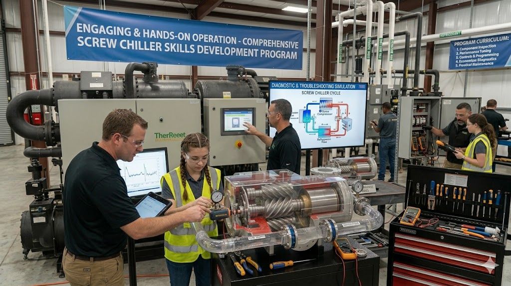 Screw chiller skills development program