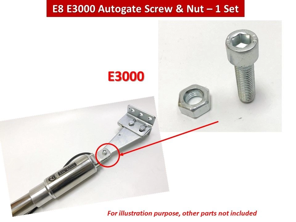 Autogate Screw & Nut for Arm Motor - Dnor 212 / Dnor 712 / OAE 333A / E3000 