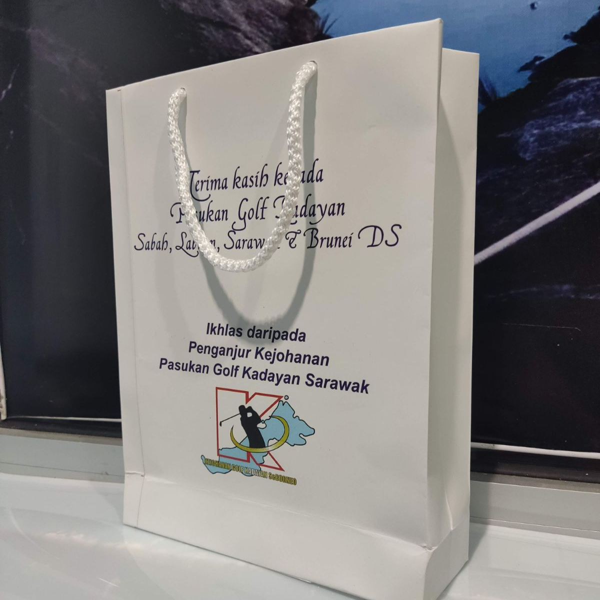 Custom Paper Bag Printing Rope Handle Sabah Kota Kinabalu CCS