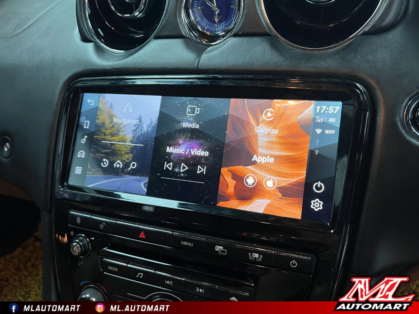 Jaguar XJ Android Monitor