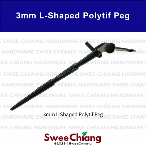 3mm L-Shaped Polytif Peg