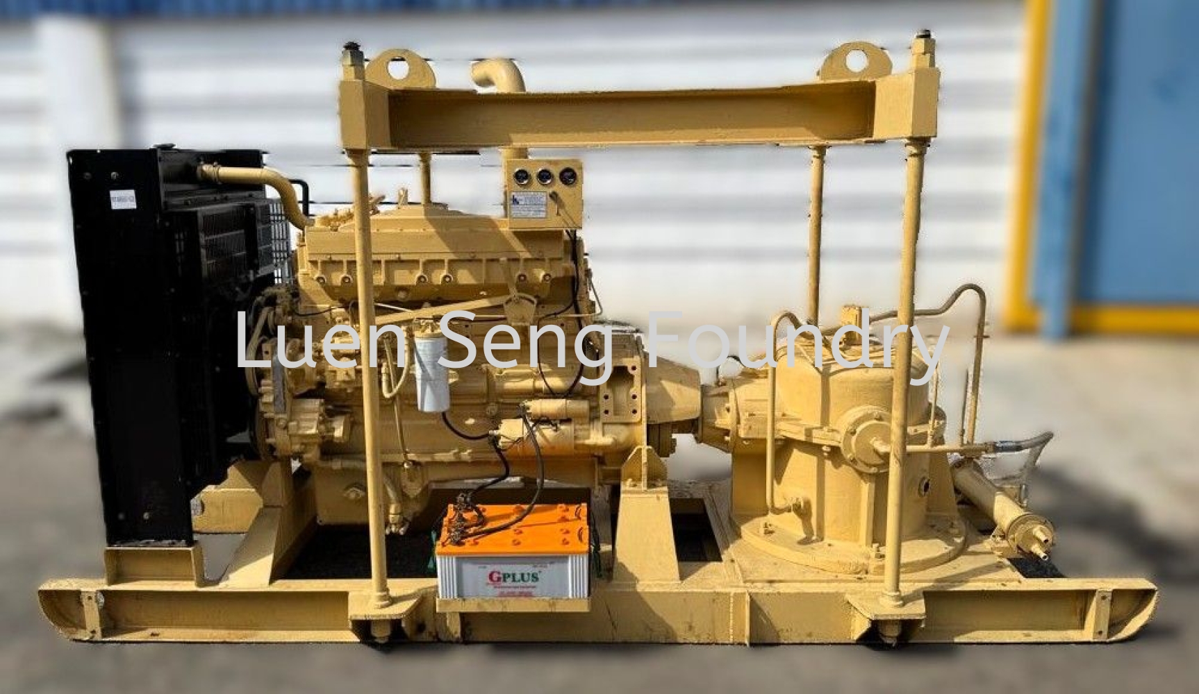Cummins Engine coupled LS500 Vertical Gearbox Sand Pump