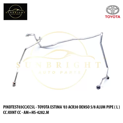 PINDTEST03CCJCC5L - TOYOTA ESTIMA '03 ACR30 DENSO 5/8 ALUM. PIPE ( L ) CC JOINT CC - AM=HS-4282.M