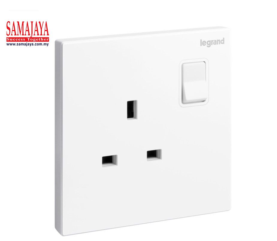 Legrand 282480 Galion 13A 1 Gang Switch Socket