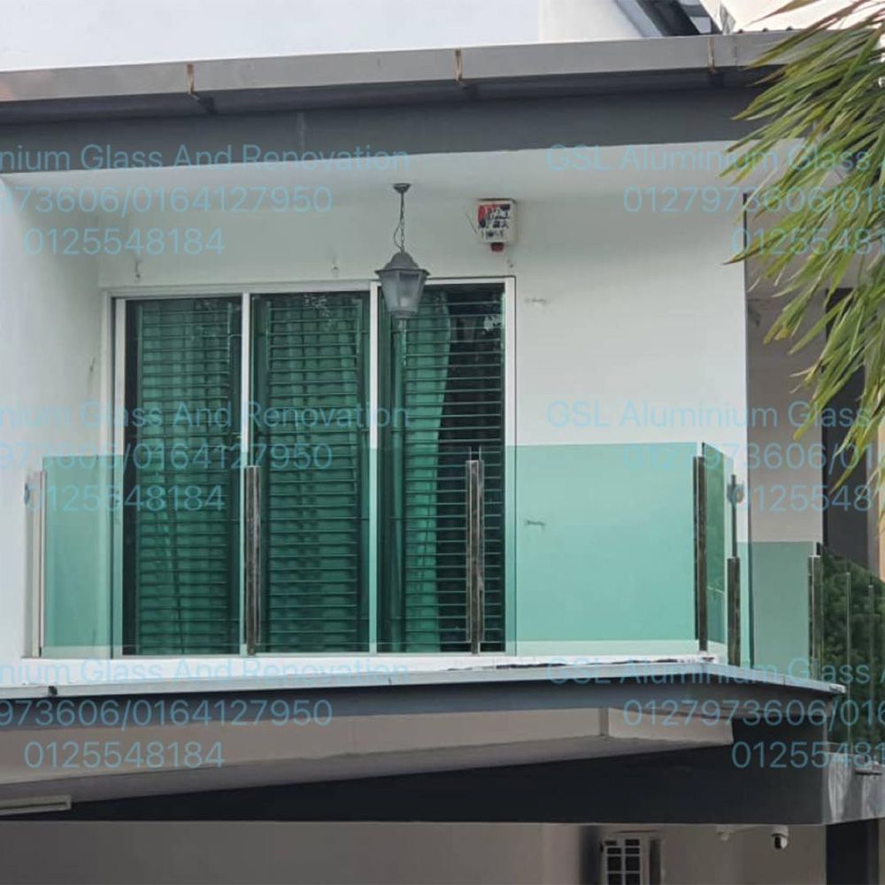 Tempered Glass Balcony Railing