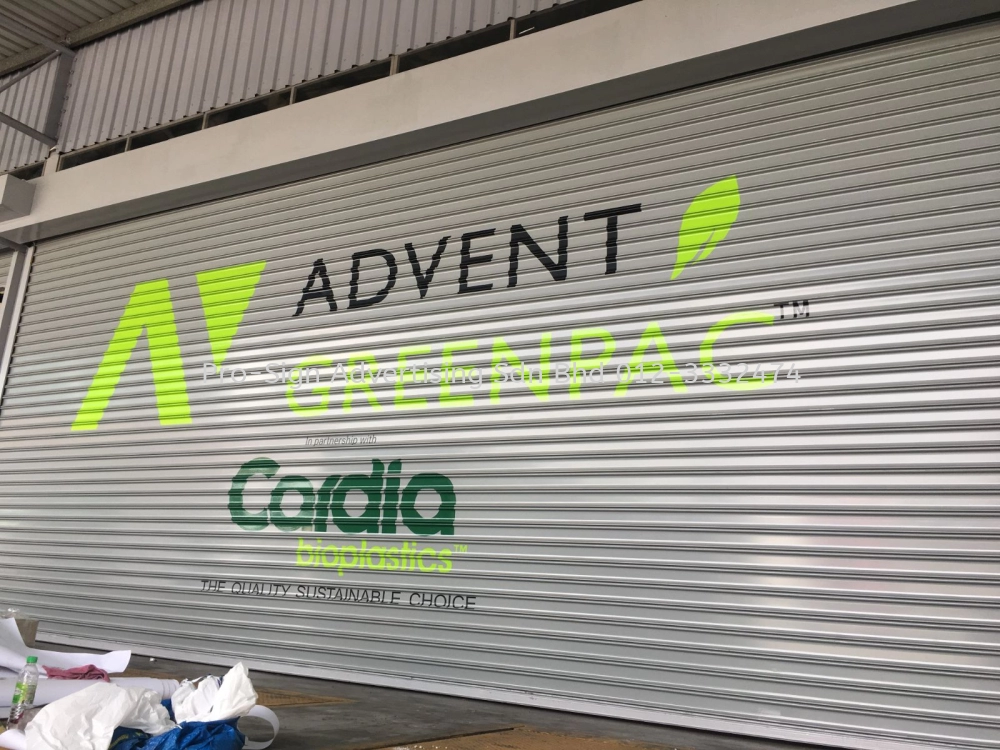 ROLLER SHUTTER HAND PAINTING (ADVENT PACKAGING, KLANG, 2019)