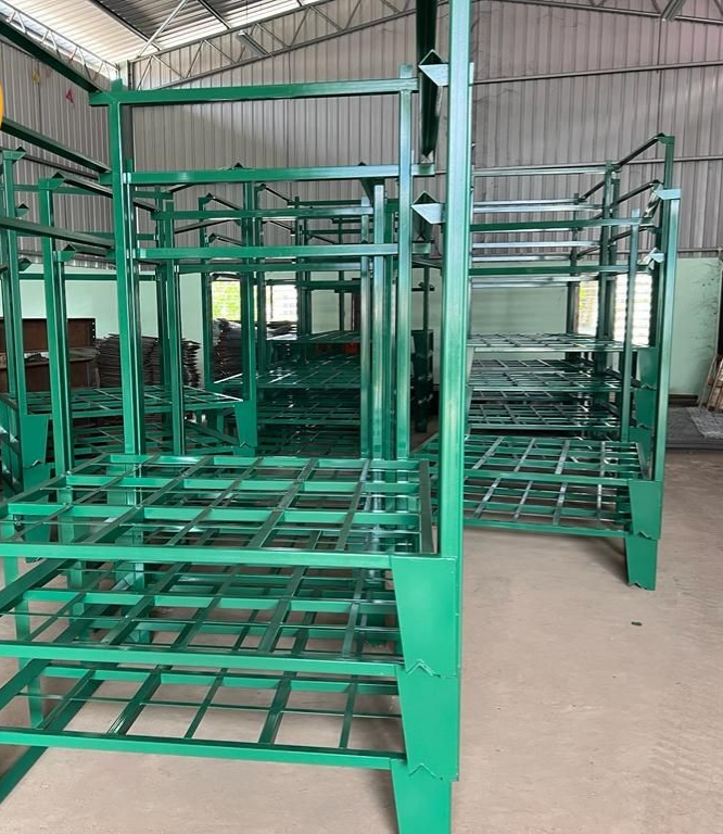 Pallet Cage Supplier Malaysia | Custom Steel Pallet Tainer & Stackable Storage Cage in Klang Selangor