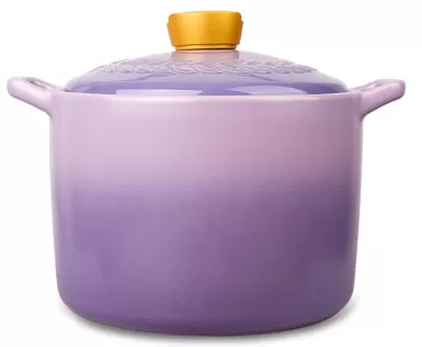 COLOR KING 3726 - 4000ml LUXE Ceramic Casserole Sauce Pot Lilac