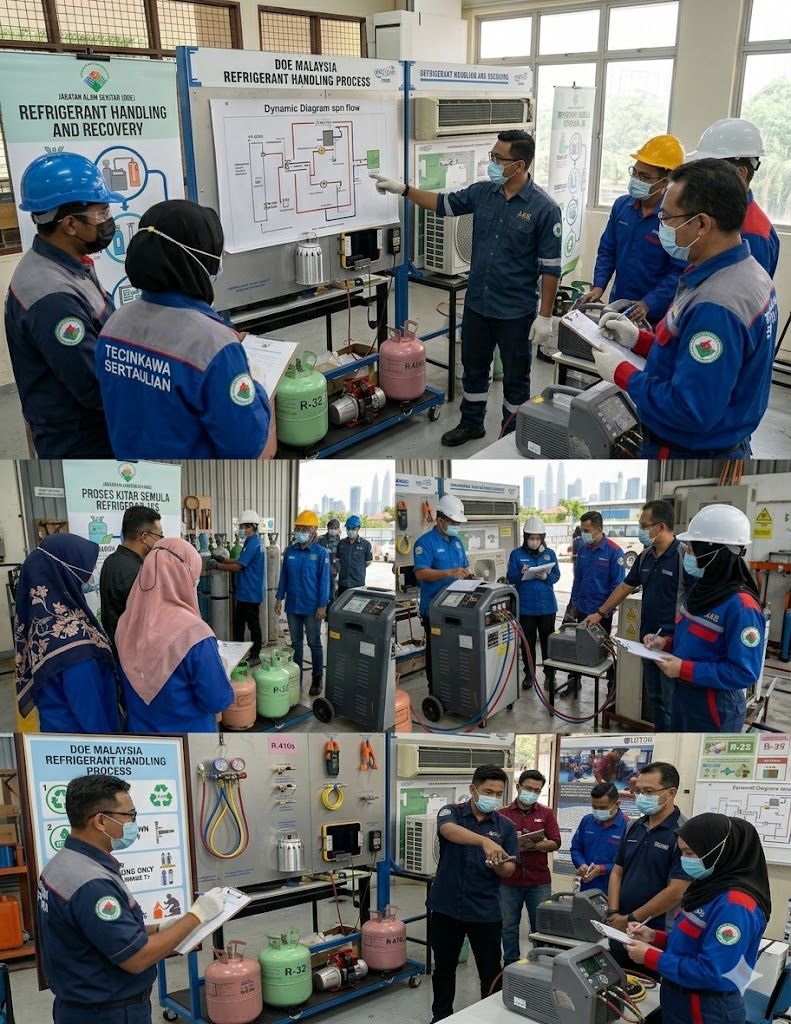 refrigerant handling training Malaysia DOE