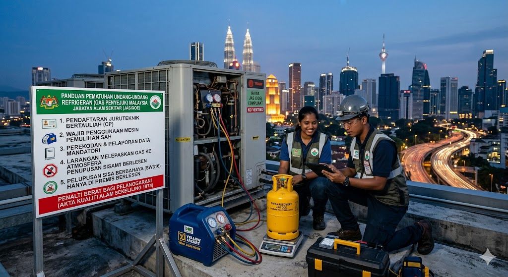 refrigerant emission legal requirements Malaysia DOE