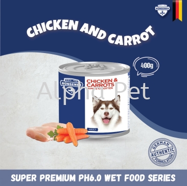 Bungener Super Premium Wet Food - Chicken & Carrot