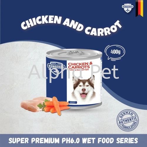 Bungener Super Premium Wet Food - Chicken & Carrot