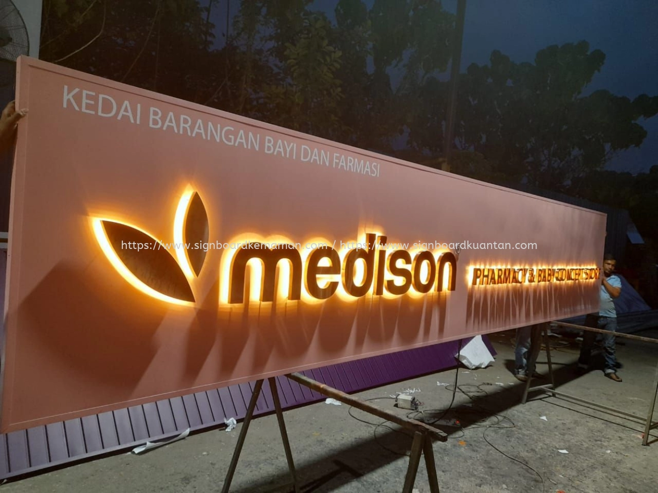 3D BOX UP LED BACKLIT SIGNBOARD