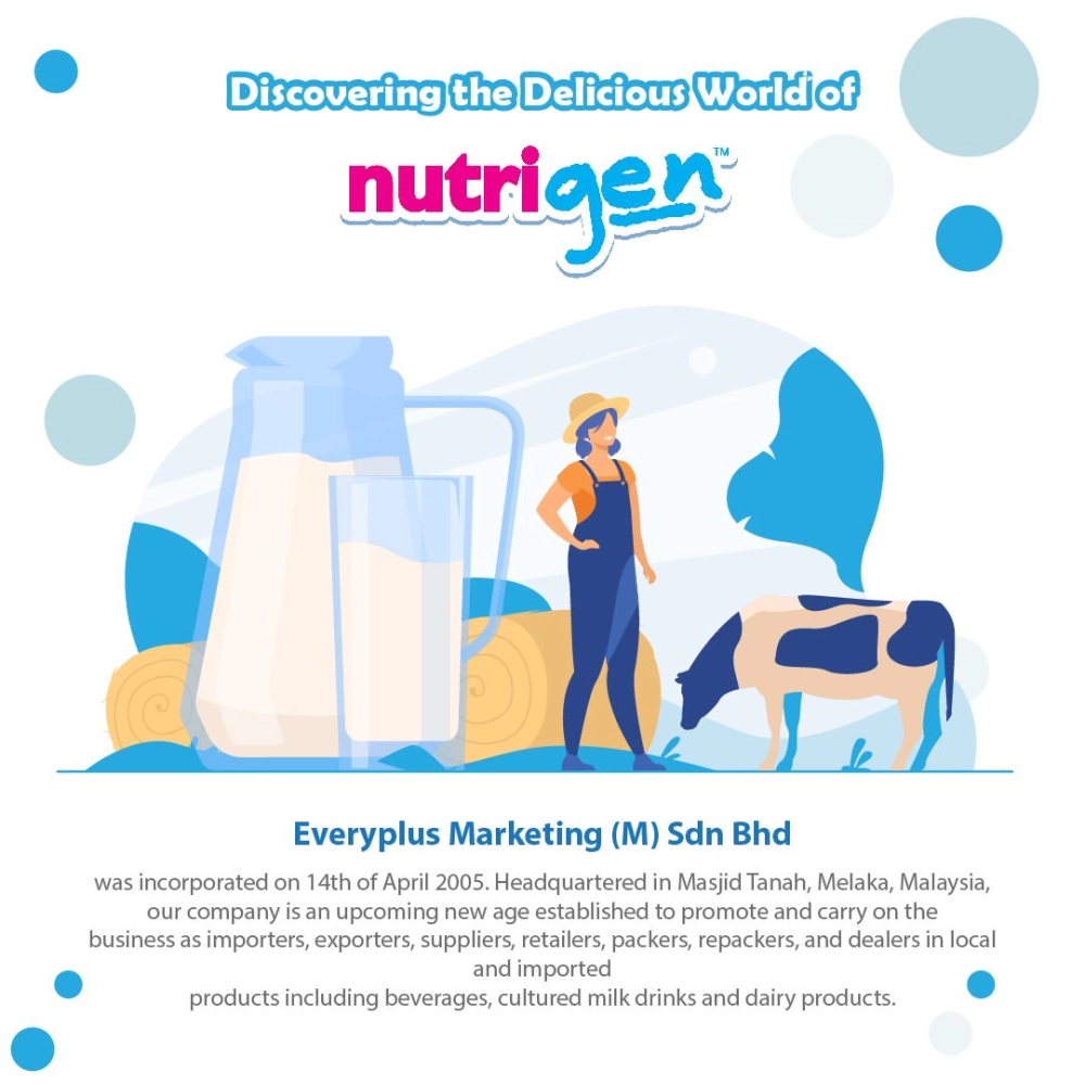 Nutrigen Cultured Milk 300ml/700ml | Less Sugar Flavour