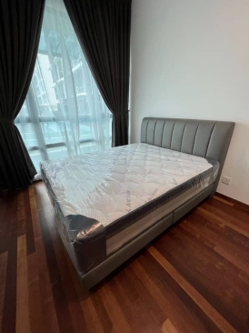 Queen Size Bed and Mattress High Quality | Premium Open Door Clothing Wardrobe White Colour | Almari Baju Putih Cantik | Bedroom Furniture Store | KL | Penang | Ampang | Cheras | Merbok