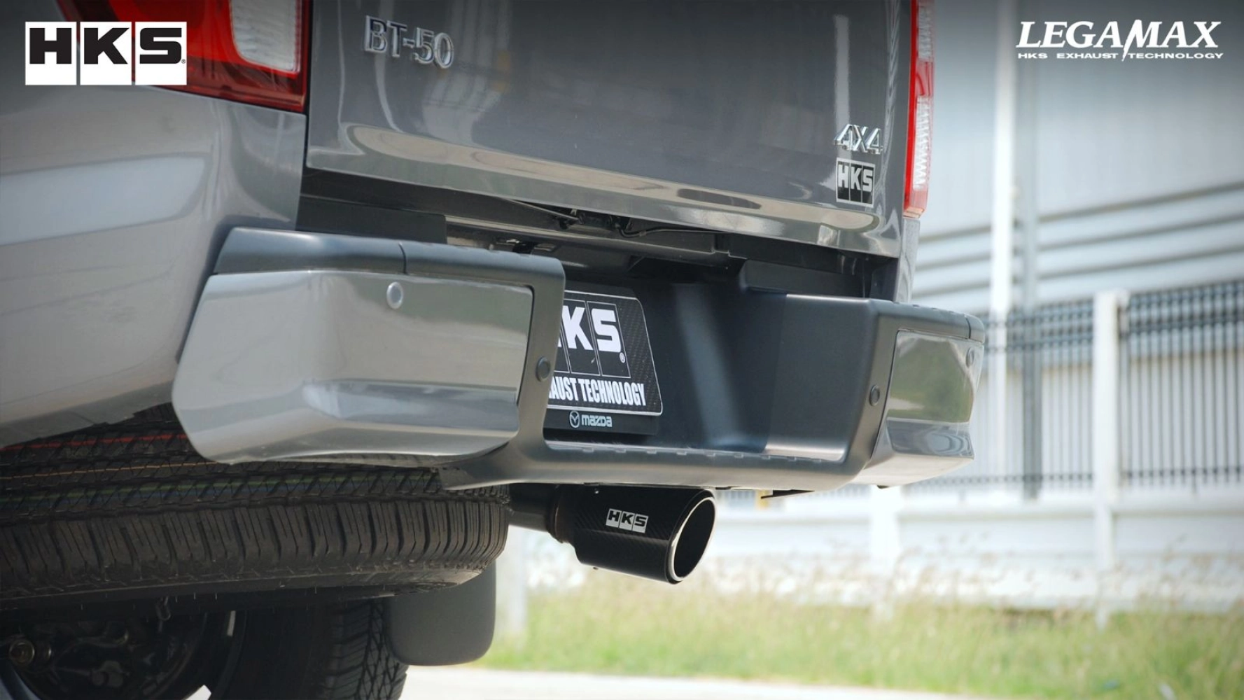 HKS LEGAMAX NEW MAZDA BT50 2021+ Carbon tail