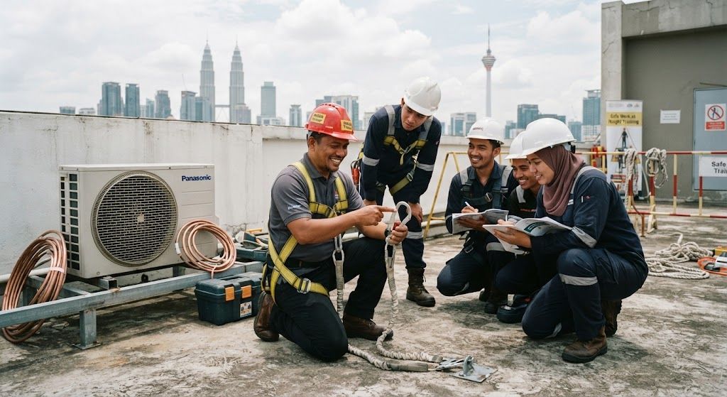 HVAC technician PPE training Malaysia