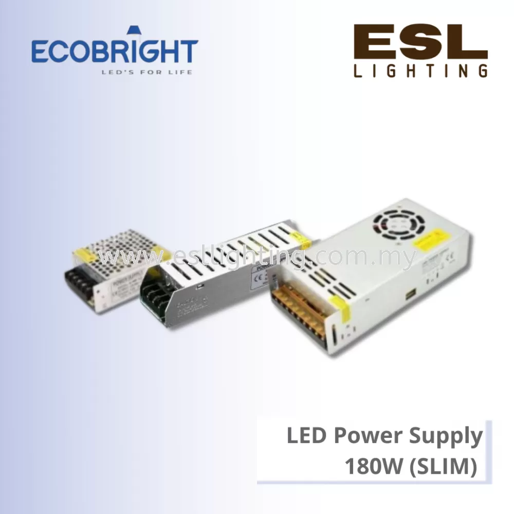 ECOBRIGHT LED Power Supply 12V 180W - R-180-12(SLIM)