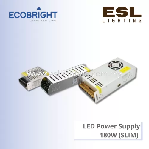 ECOBRIGHT LED Power Supply 12V 180W - R-180-12(SLIM)