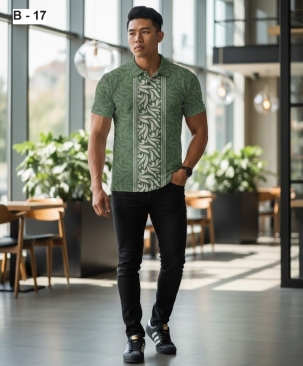 Custom Batik Sublimation T-Shirt