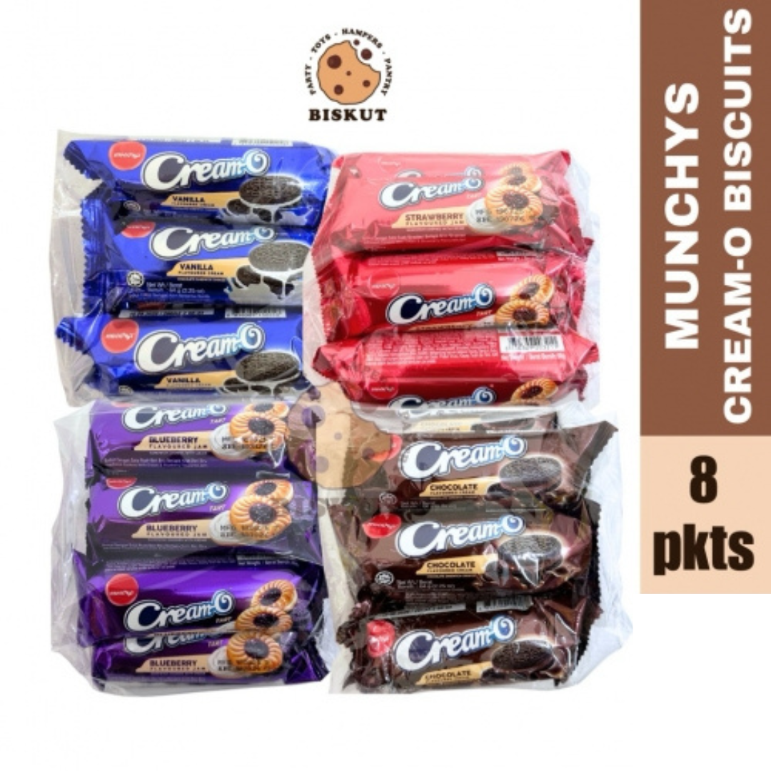 Cream-O Vanilla, Chocolate, Strawberry, Blueberry 6pack
