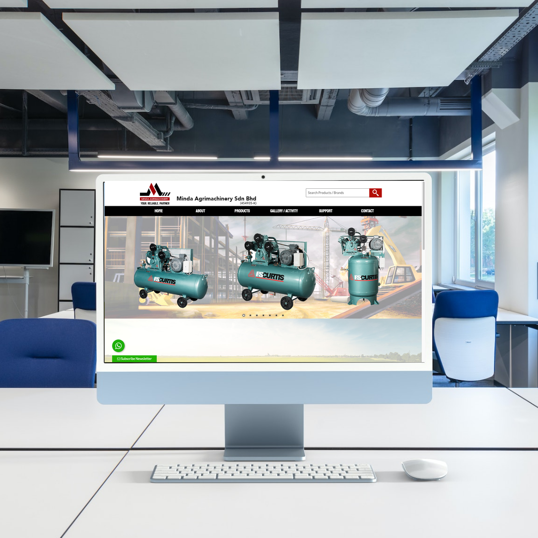 Used Machinery Supplier Website Design & SEO | Kuala Lumpur