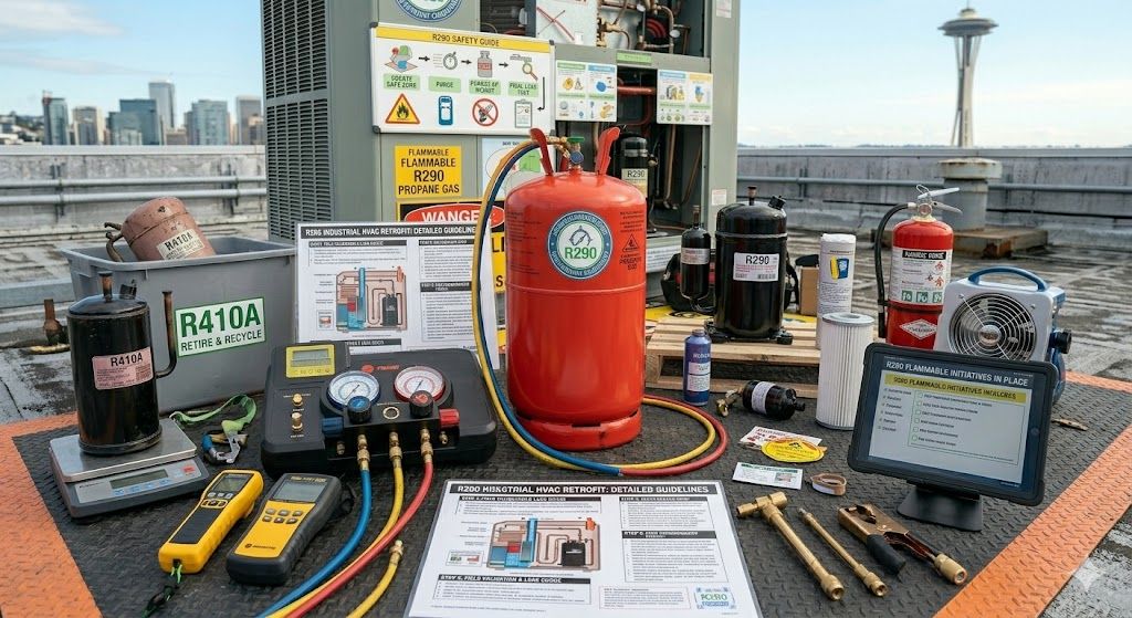R290 retrofit tools and equipment