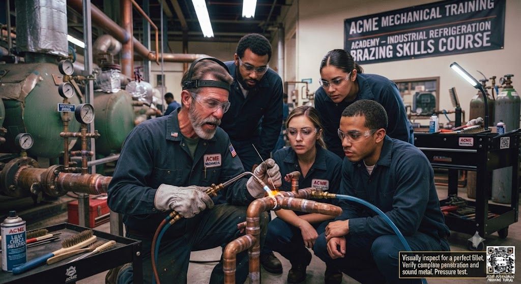refrigeration industrial system brazing technician training