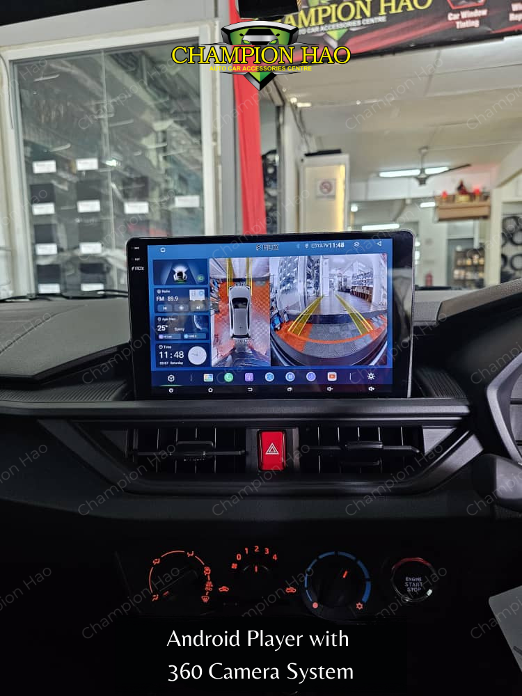 AXIA 10.1'' ANDROID MULTIMEDIA PLAYER WITH 360 CAMERA SYSTEM