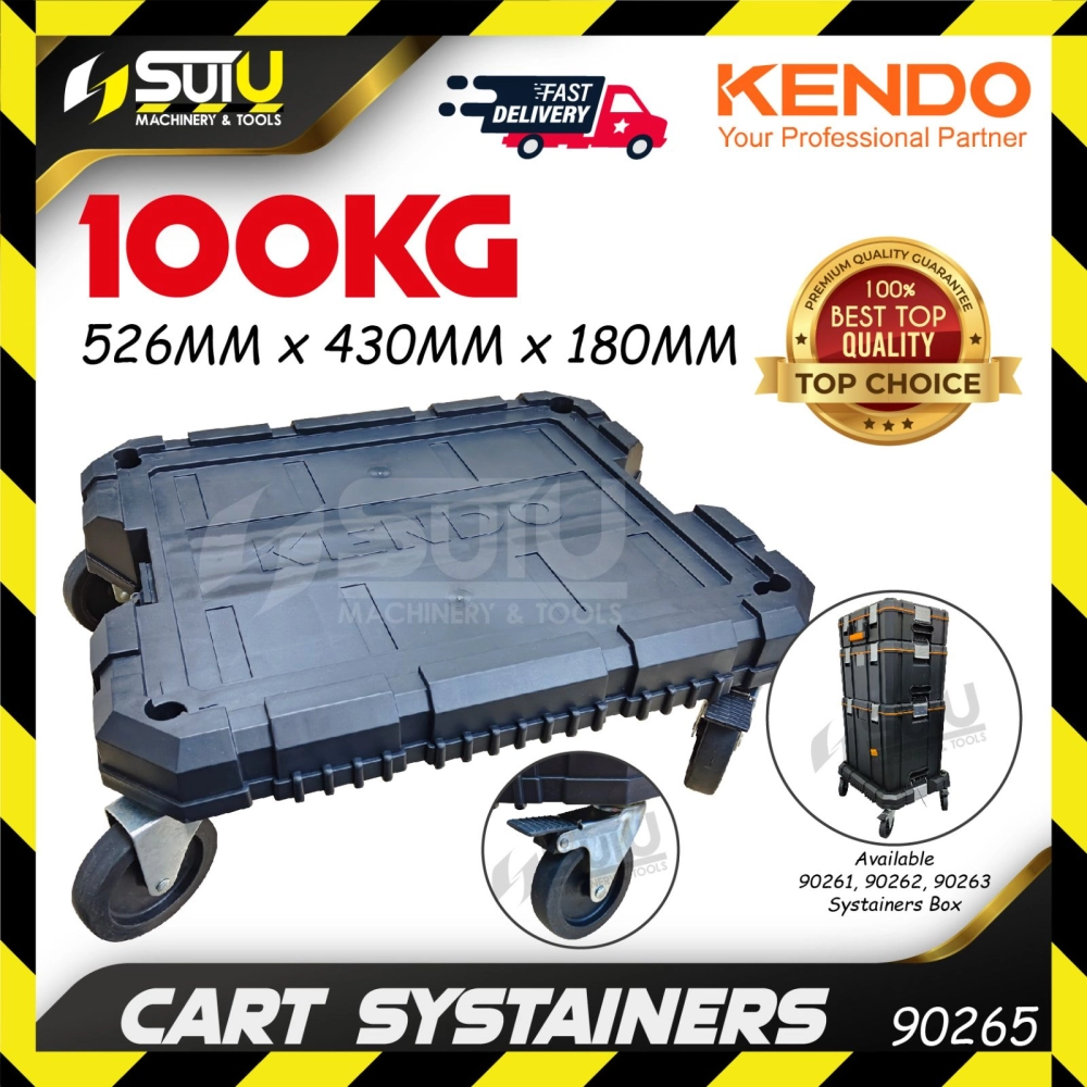 KENDO 90265 Cart for Systainers 90261 / 90262 / 90263