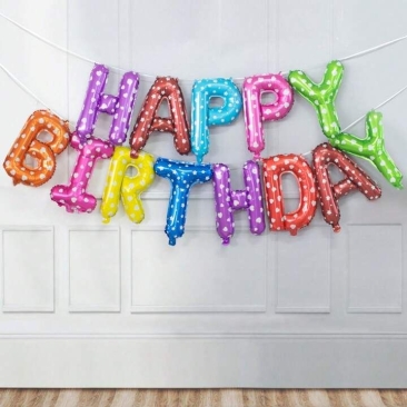 16inch Happy Birthday Foil Balloon Set *Mix (FB-H16HB-MIX)