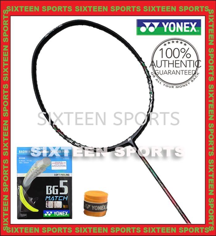  Yonex Astrox Lite 37I Black (C/W Yonex BG5 Match String & Overgrip)