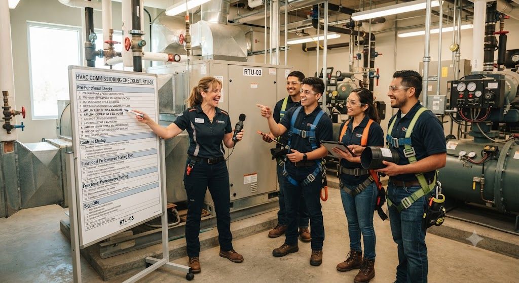 HVAC commissioning checklist training