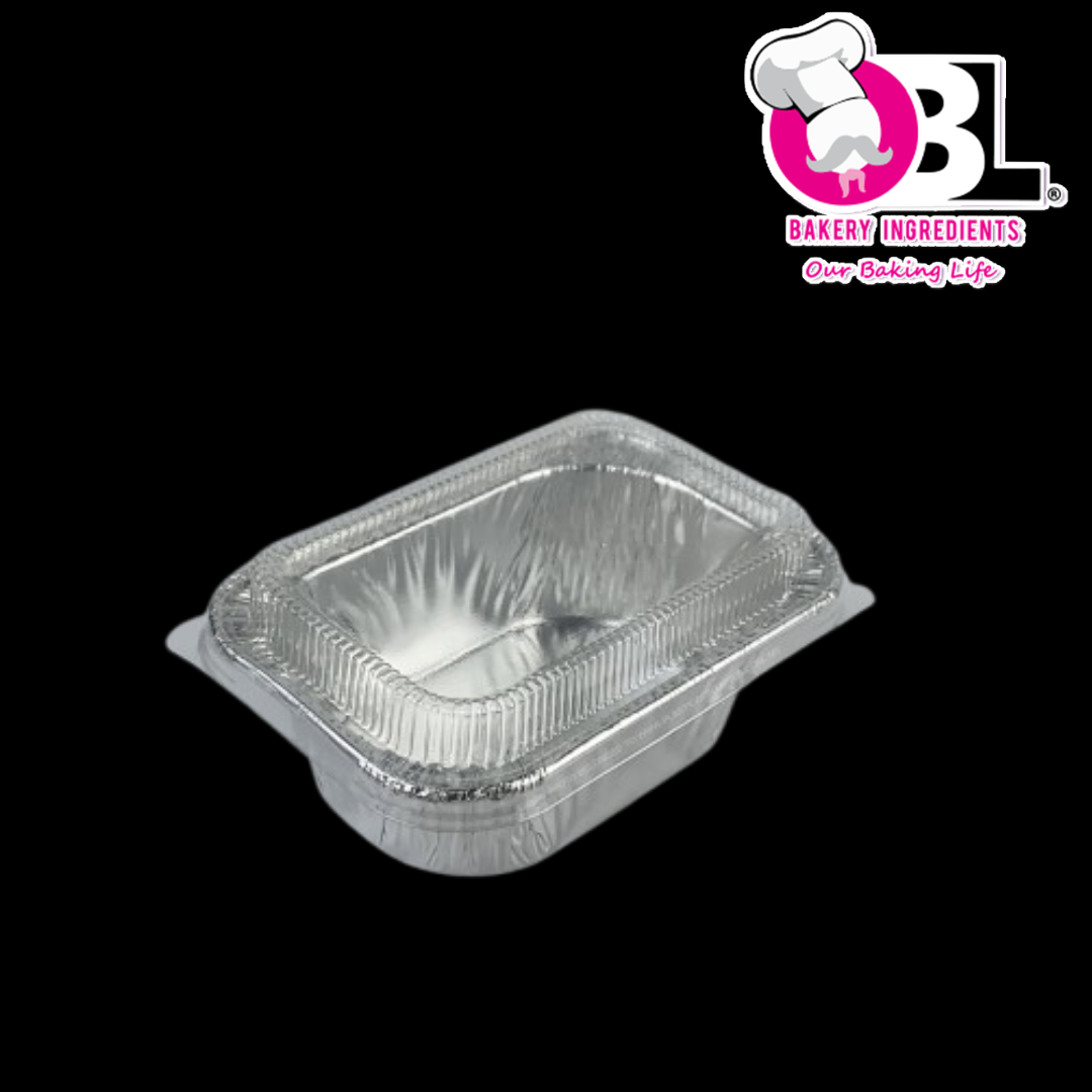 103990 4436P RECT W/LID ALUM TRAY 10'S