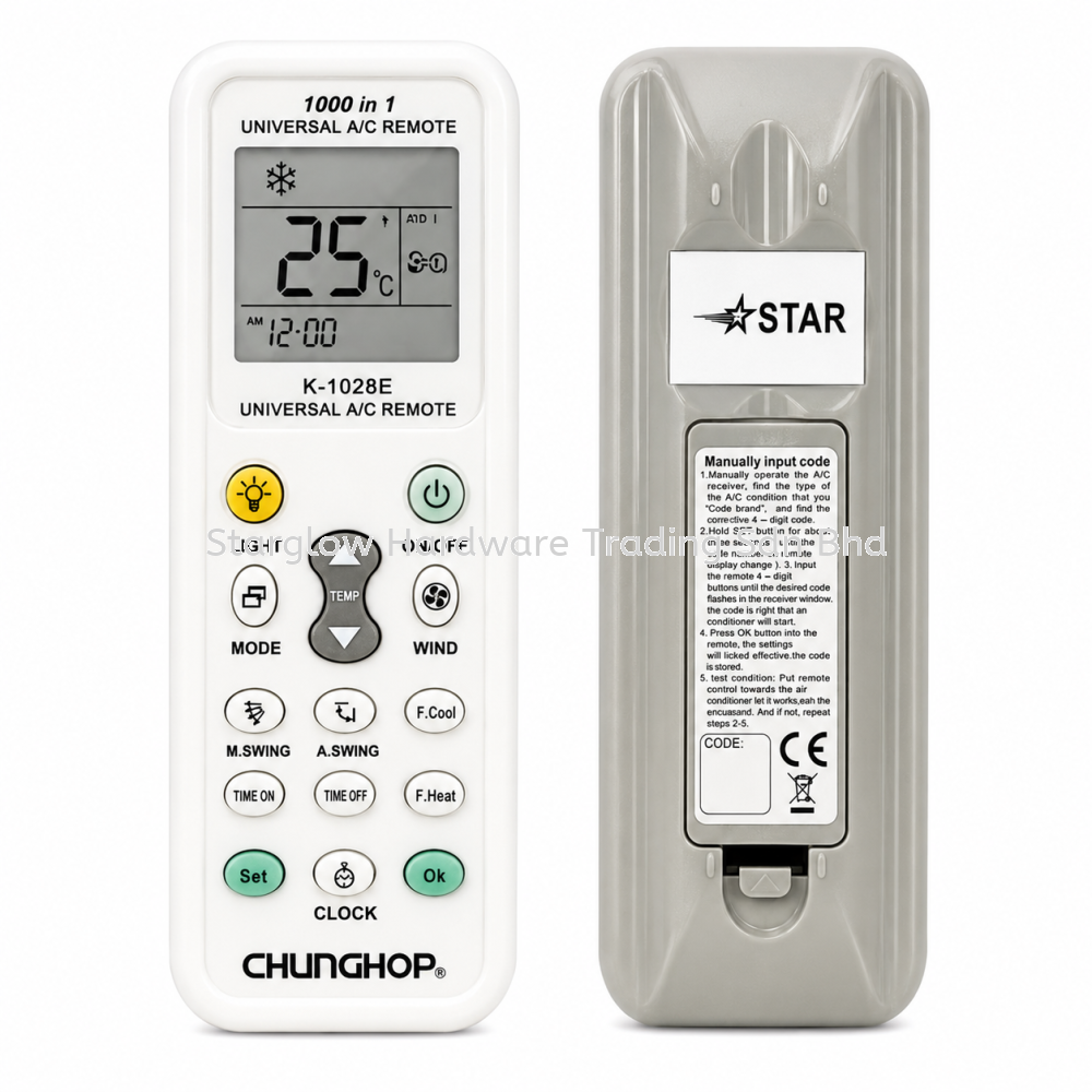 Universal Air Conditioner Remote Control K-1028E