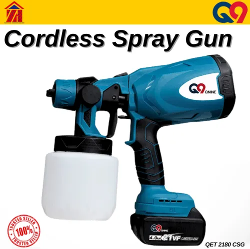 Q9 QET 2180 CSG 21V Cordless Spray Gun