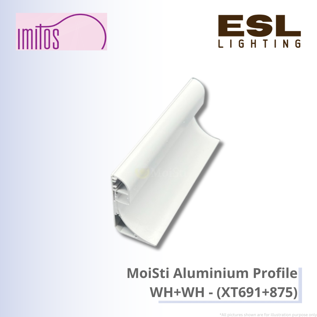 IMITOS MoiSti Aluminium Profile WH+WH - XT691+875
