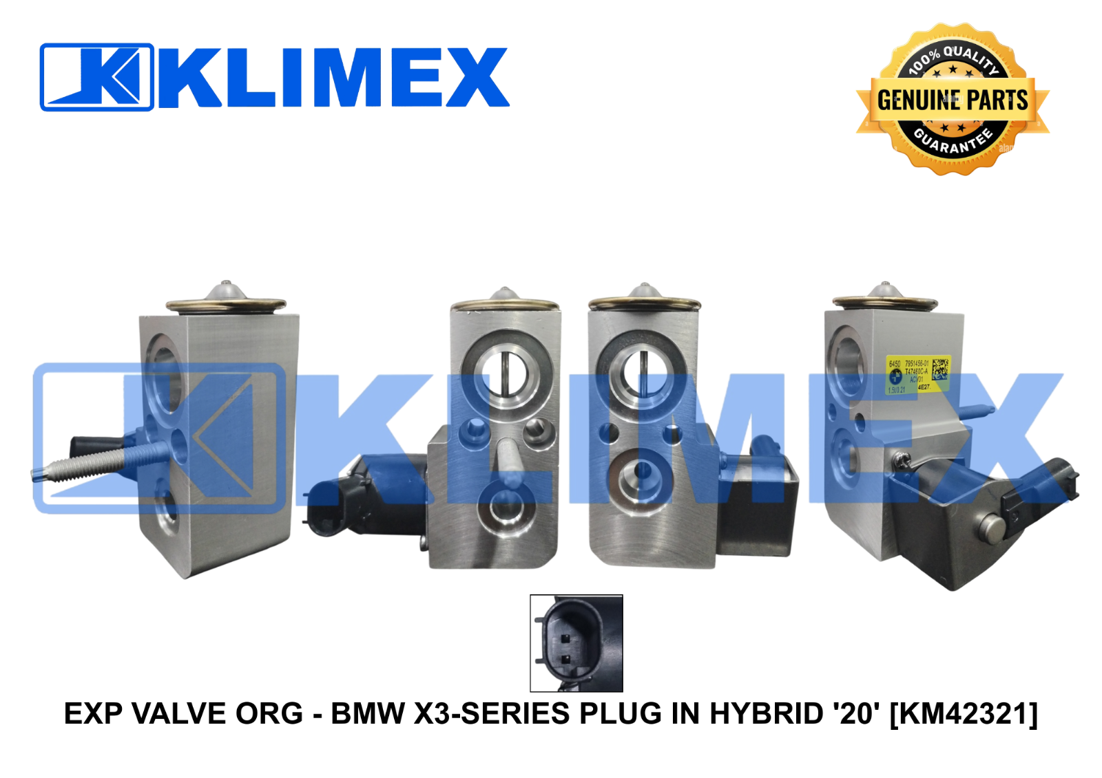 EXP VALVE ORG - BMW X3-SERIES PLUG IN HYBRID '20' [KM42321]