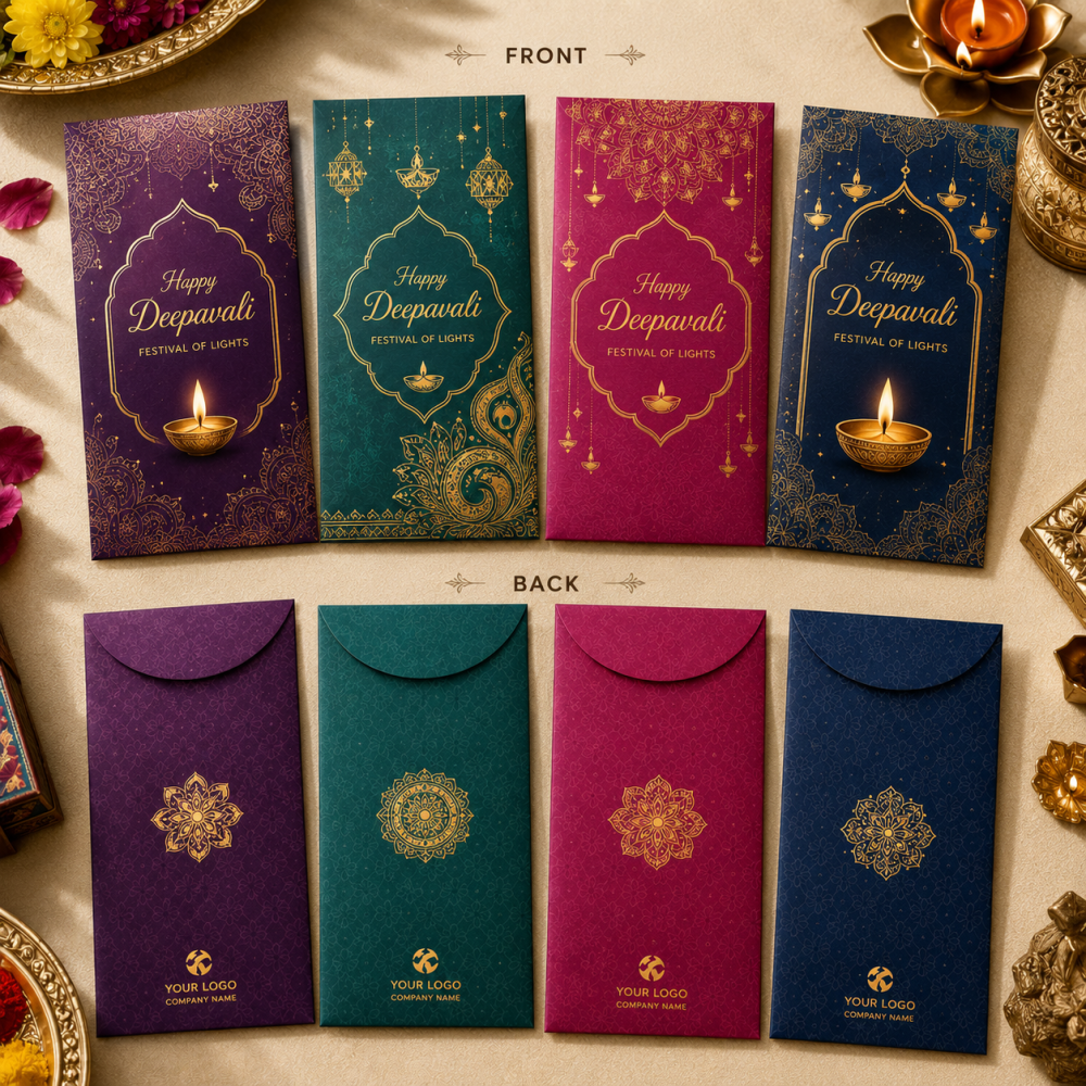 Custom Deepavali Packet Printing | Personalized Diwali & Festive Envelope Solutions