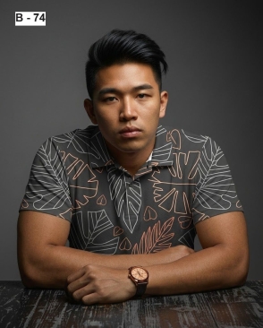 Custom Batik Sublimation T-Shirt