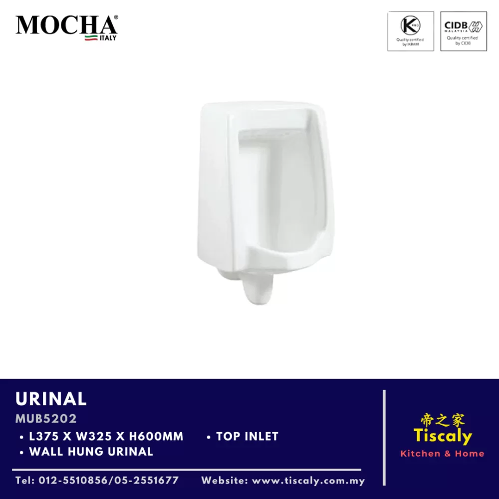 MOCHA PEDESTAL URINAL MUB5202