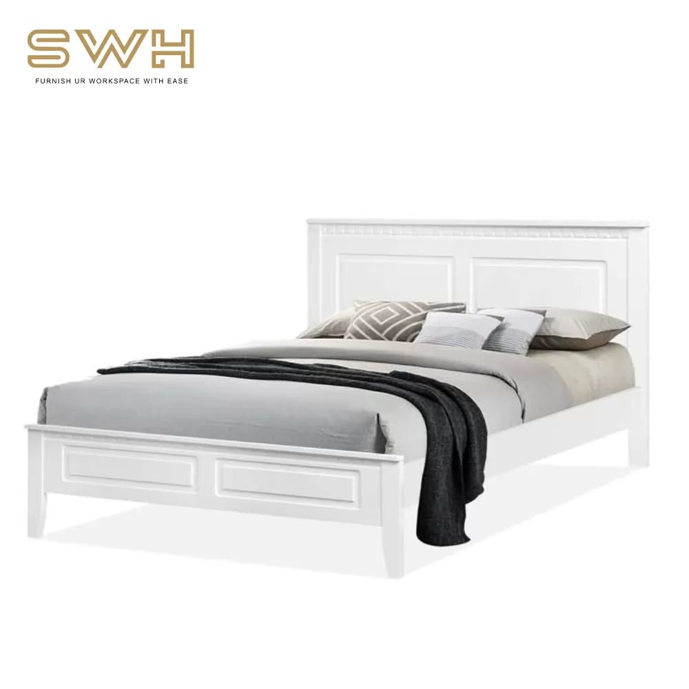 KP DARWISH ( W ) Queen King Solid Wood Bed Frame | Bedroom Furniture Store