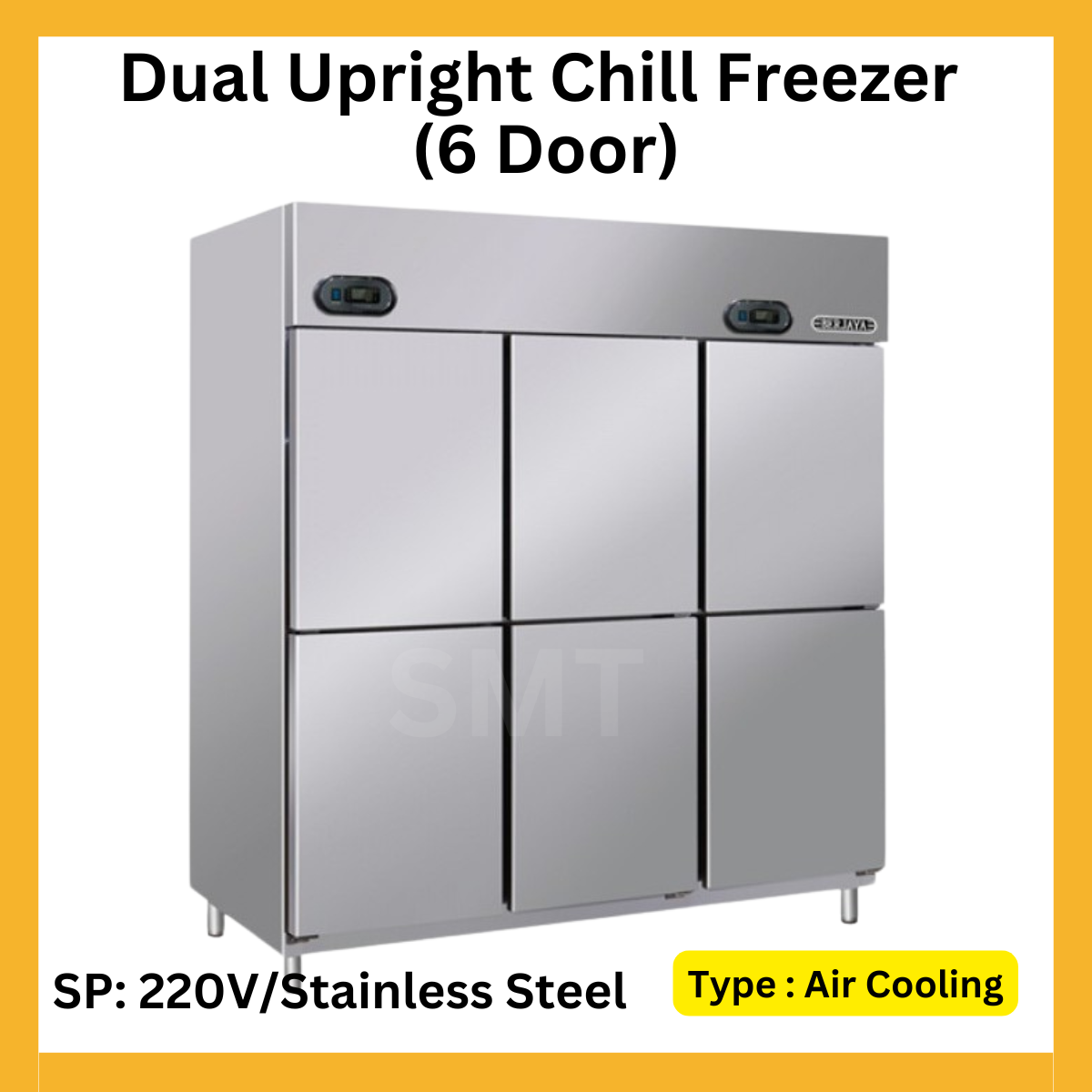 Upright Chill Freezer Dual Temperature - 6 Door