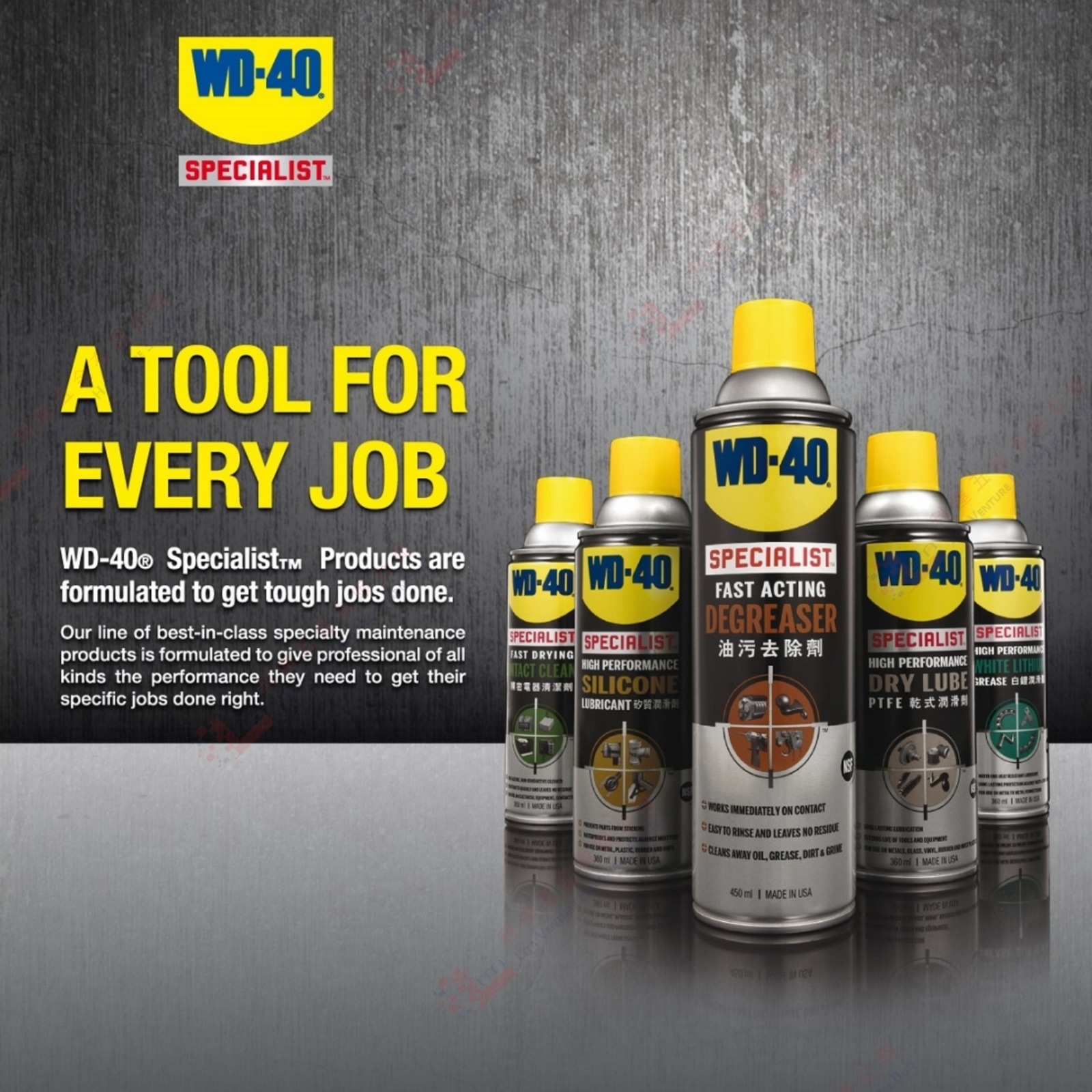 WD40 BRAND DEGREASER - WD40