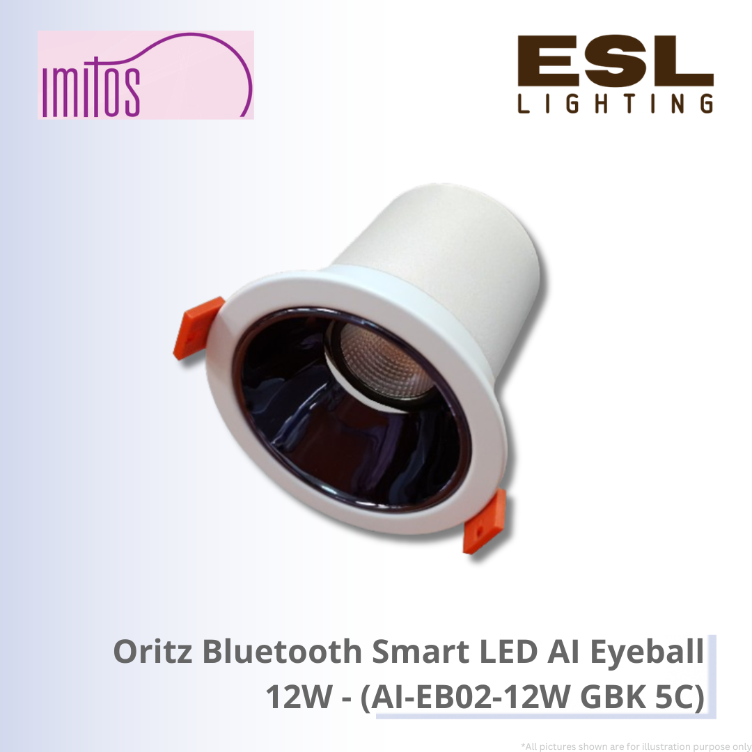 IMITOS Oritz Bluetooth Smart LED AI Eyeball 12W - AI-EB02-12W GBK 5C