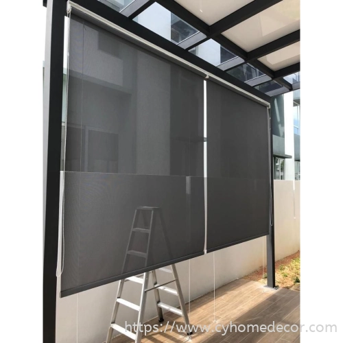 Outdoor Sunscreen Roller Blinds