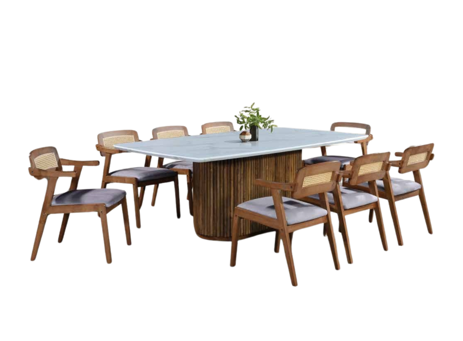 DINING SET (PLZ MT-813-G + 016(LEG))
