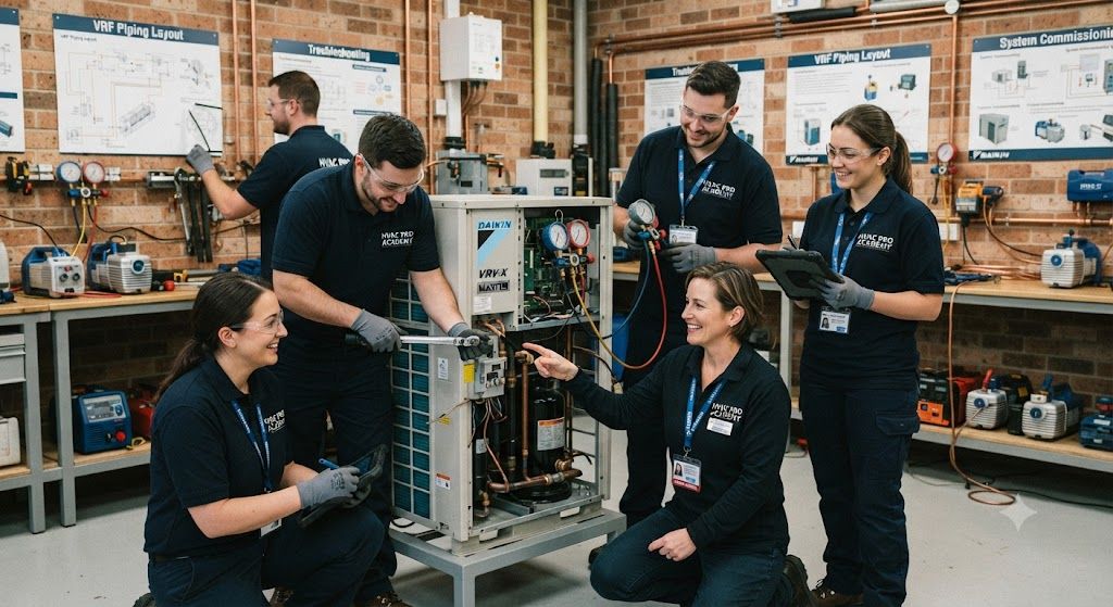 VRF installation and servicing training course