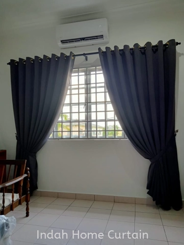 Blackout Curtain Design Eyelet with Installation Rod ✌️